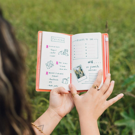 Cuaderno de viaje ERIK Frida Kahlo con diseño floral y cierre elástico - 5