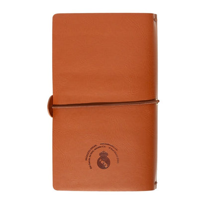 Cuaderno de viaje Real Madrid ERIK marrón con cierre elástico - 2