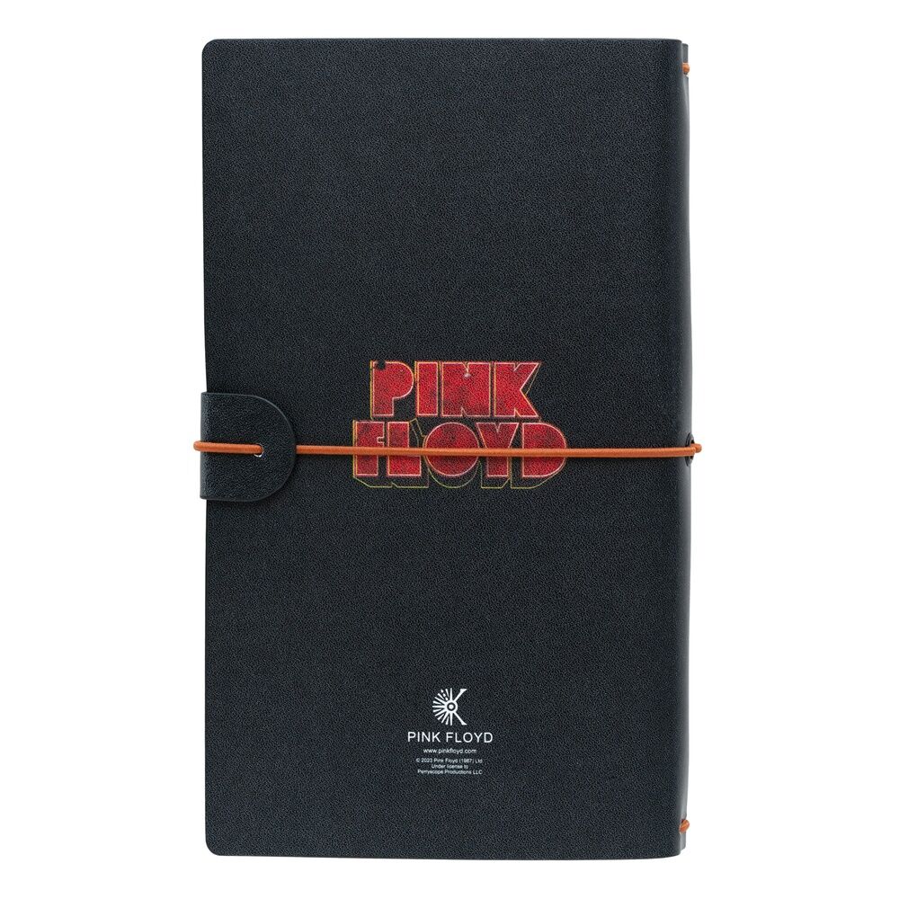 Cuaderno de viaje Pink Floyd Atom Heart Mother con tapa negra y cierre elástico - 2