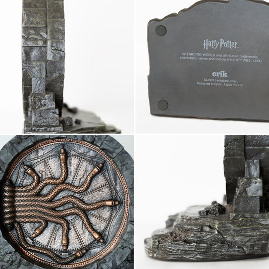Sujetalibros de resina de la Cámara de los Secretos de Harry Potter con serpientes - 6