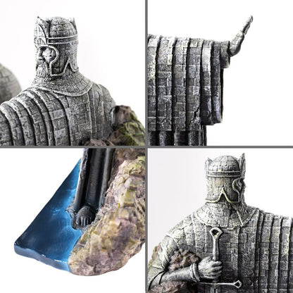 Sujetalibros Argonath de El Señor de los Anillos con dos estatuas de resina - 4