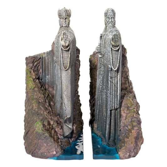 Sujetalibros Argonath de El Señor de los Anillos con dos estatuas de resina - 2