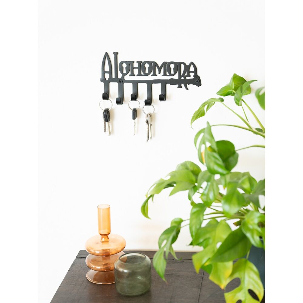 Colgador de llaves negro Alohomora de Harry Potter con cinco ganchos - 6