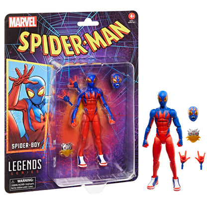 Figura articulada Spider-Boy de Spider-Man Marvel en rojo y azul - 2