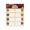 Etiquetas adhesivas Harry Potter con escudos de Hogwarts