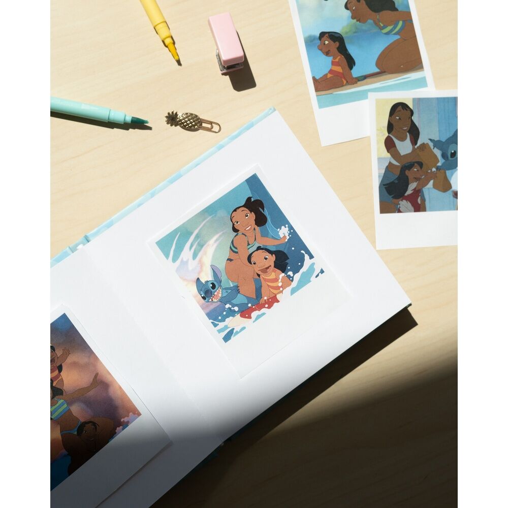 Álbum de fotos autoadhesivo Stitch Disney azul con cámara - 6