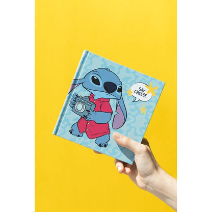 Álbum de fotos autoadhesivo Stitch Disney azul con cámara - 7