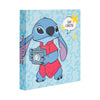 Álbum de fotos autoadhesivo Stitch Disney azul con cámara