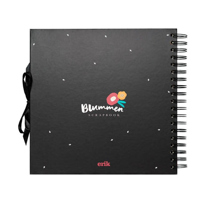 Álbum de fotos scrapbook Blummen ERIK con diseño floral y cierre de cinta - 2