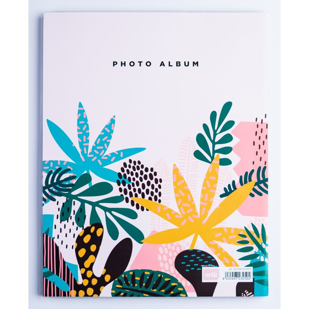 Álbum de fotos ERIK Abstract Tropics con portada botánica abstracta