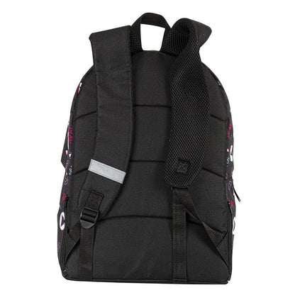 Mochila negra TikTok PERONA de 42 cm con bolsillo frontal - 4