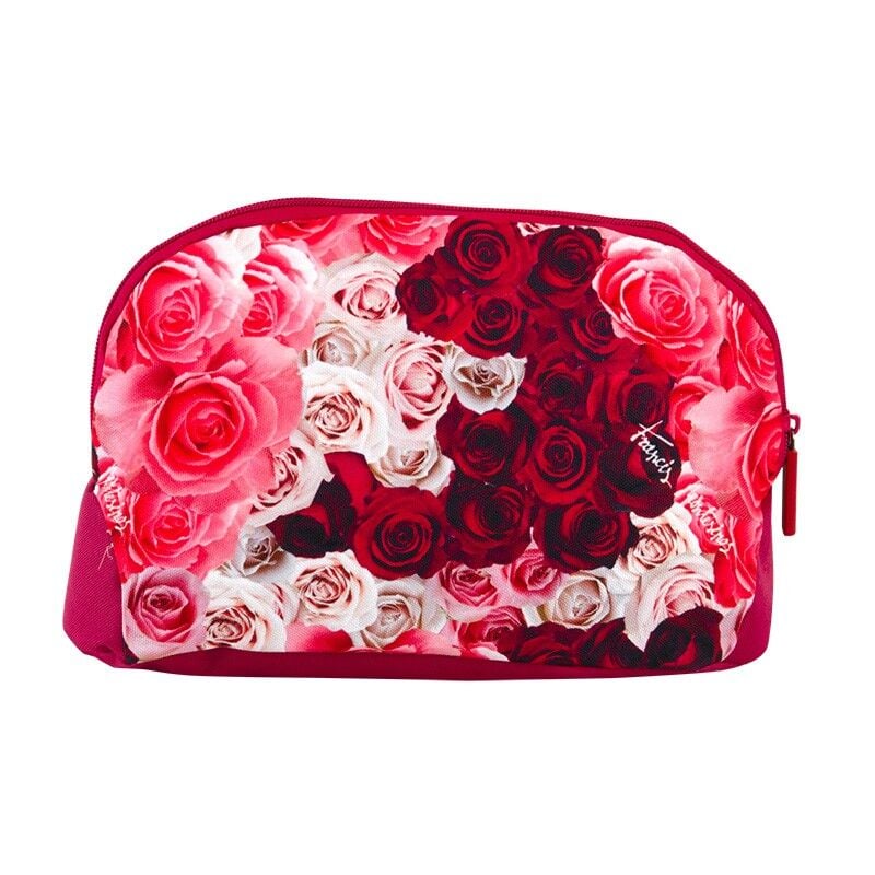 Neceser PERONA con estampado multicolor de rosas