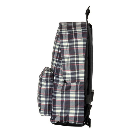 Mochila PERONA de cuadros con bolsillo frontal - 4