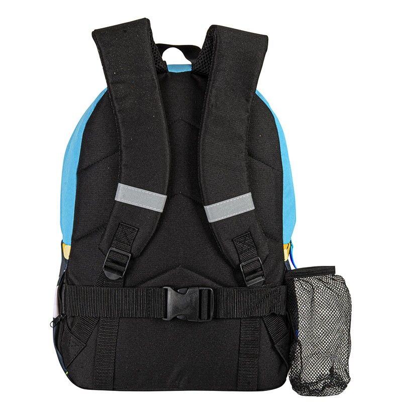 Mochila escolar PERONA negra con mariposas multicolor - 7