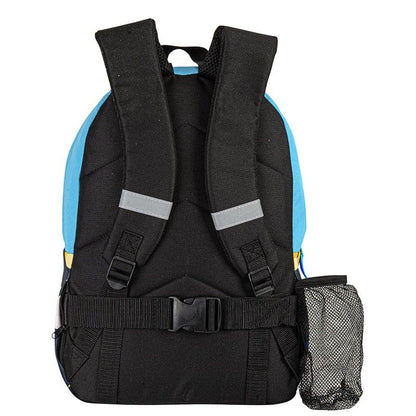 Mochila escolar PERONA negra con mariposas multicolor - 7