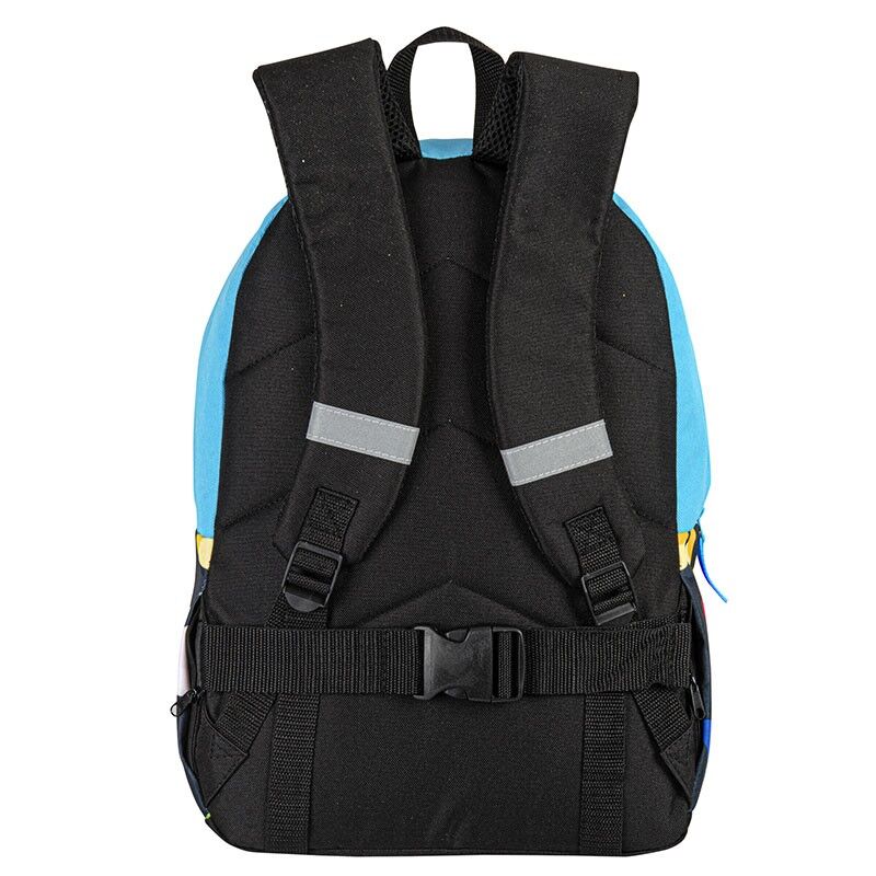 Mochila escolar PERONA negra con mariposas multicolor - 9