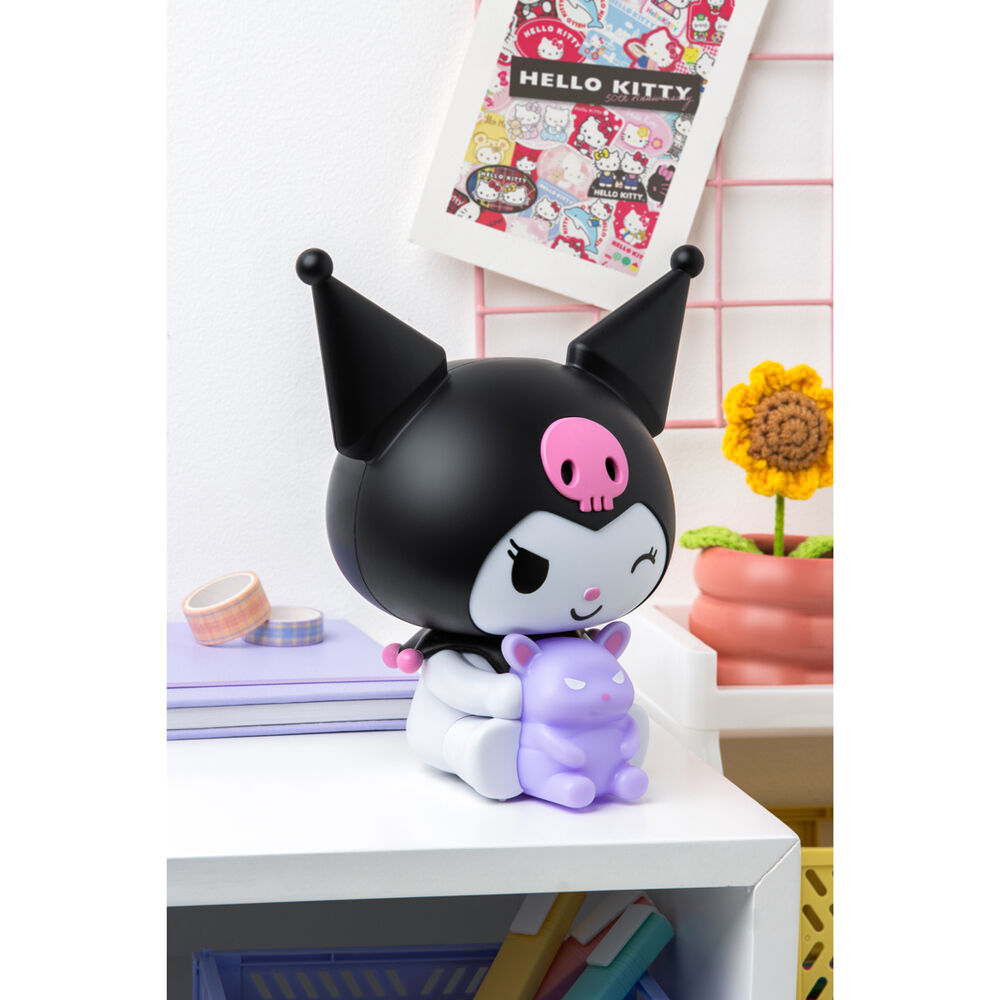 Lámpara decorativa de Kuromi con un personaje morado - 5