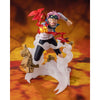 Figura Figuarts Zero de One Piece en pose de combate con efectos rojos y blancos