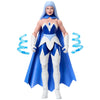 Figura articulada de Frosta MOTU Origins con capa azul y efectos de hielo