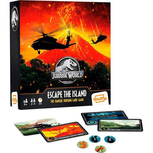 Juego de cartas SHUFFLE Jurassic World Escape the Island - 2