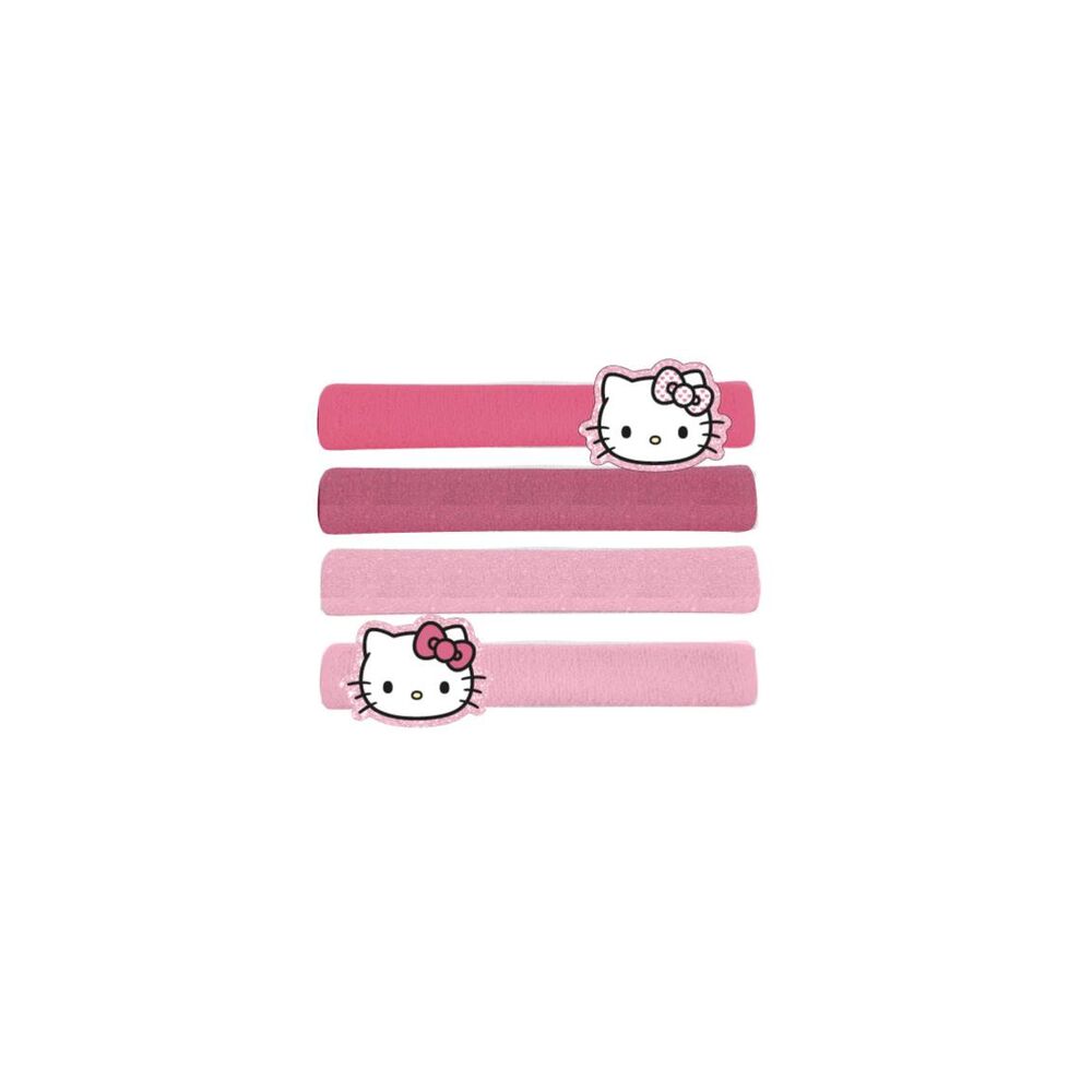 Blíster con 4 coleteros rosas de Hello Kitty - 2