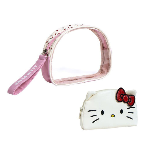 Set de dos neceseres de viaje Hello Kitty en rosa - 2