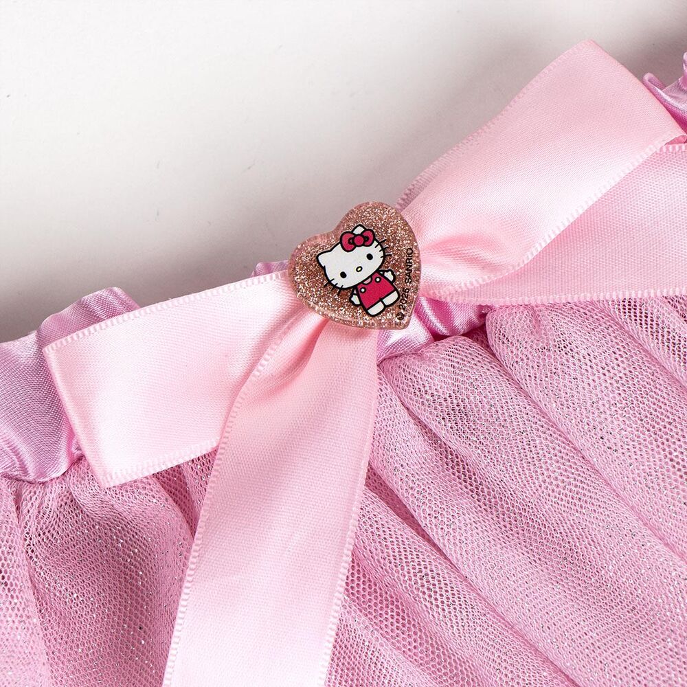 Set de diadema blanca y tutú rosa de Hello Kitty - 4