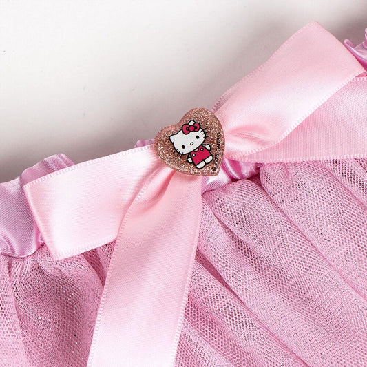 Set de diadema blanca y tutú rosa de Hello Kitty - 4
