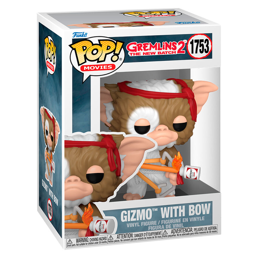 Figura Funko POP! de Gizmo de Gremlins 2 con lazo rojo - 2