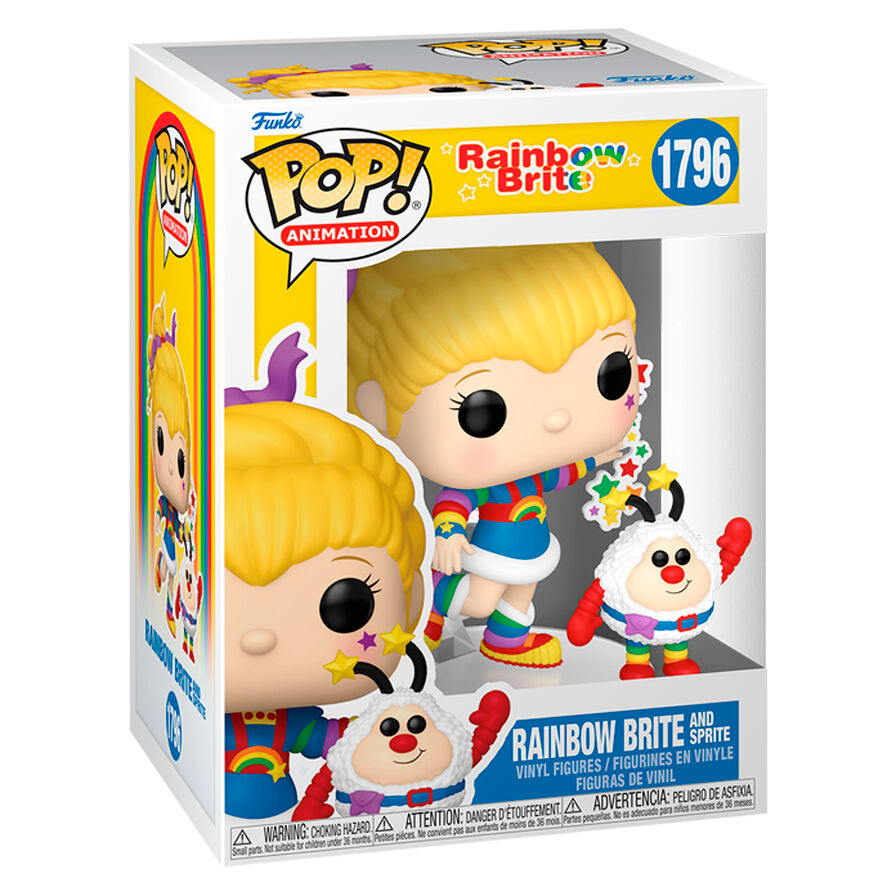Figura FUNKO POP de Rainbow Brite junto a Sprite - 2