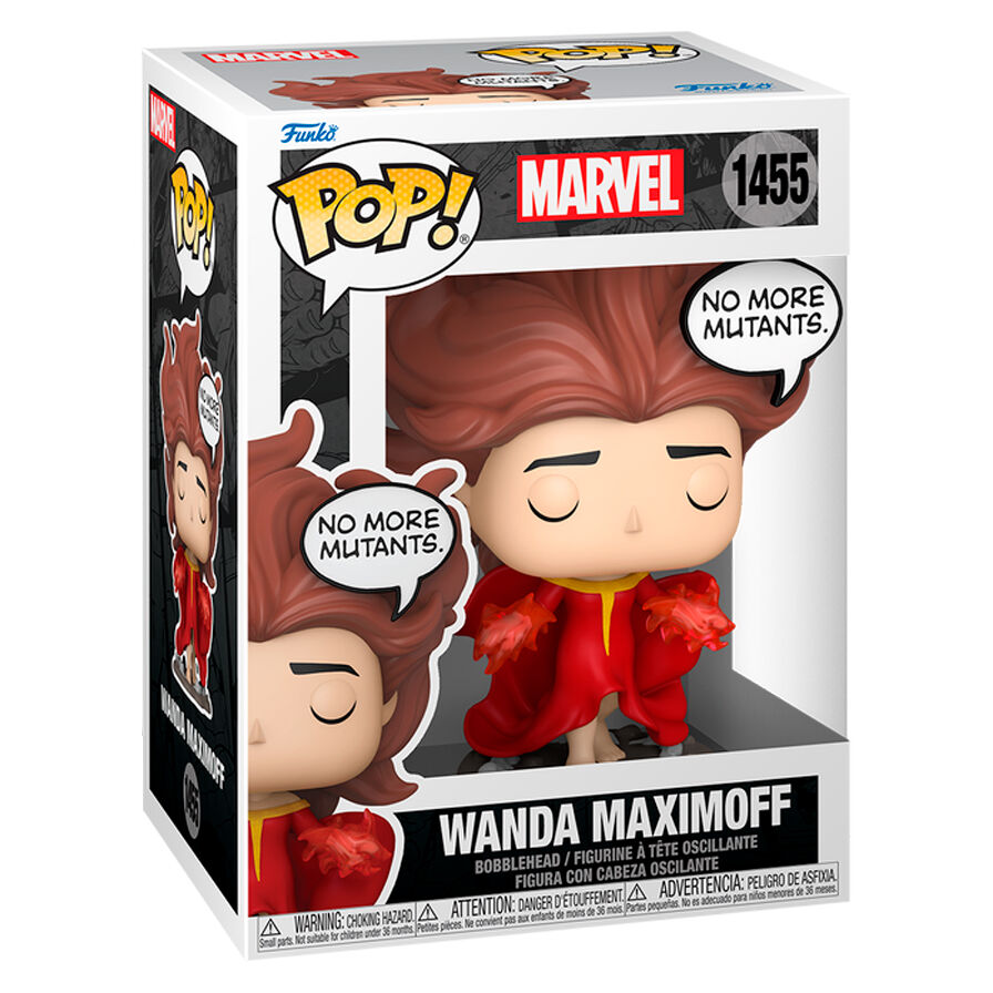 Figura Funko POP de Wanda Maximoff con energía roja y bocadillo - 2