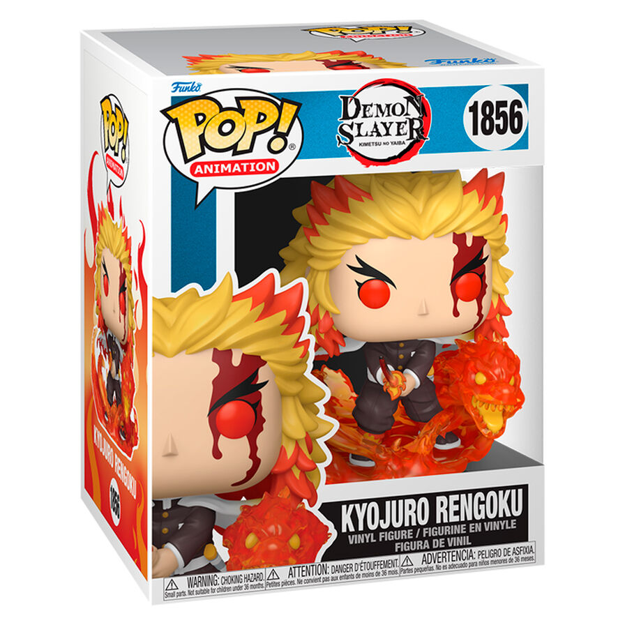 Figura Funko POP! de Kyojuro Rengoku con espada y llamas - 2
