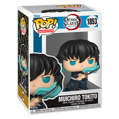 Figura Funko POP! de Muichiro Tokito con espada y efecto turquesa - 2