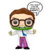 Figura Funko POP! de Bruce Banner Hulk con bata blanca y gafas