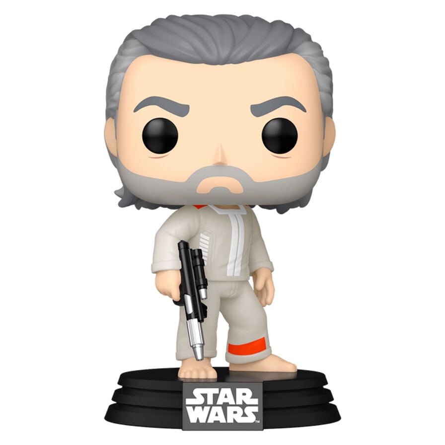 Figura Funko POP! de Kino Loy de Star Wars con bláster y base negra