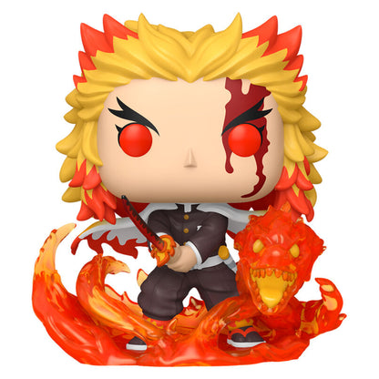 Figura Funko POP! de Kyojuro Rengoku con espada y llamas