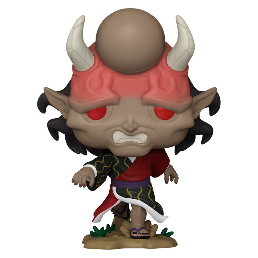 Figura Funko POP! de Hantengu de Demon Slayer con cuernos y base