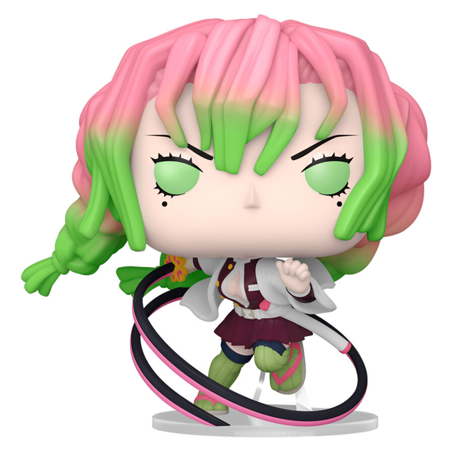 Figura Funko POP! de Mitsuri Kanroji con cabello rosa y verde