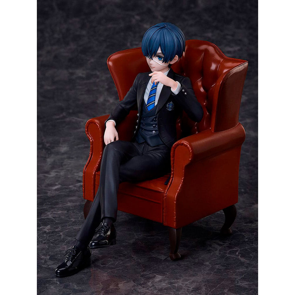 Figura de Ciel Phantomhive sentado en un sillón - 3