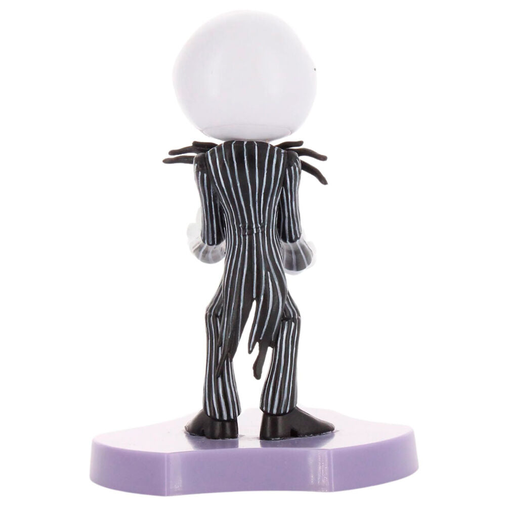Mini Cable Guy de Jack Skellington con traje de rayas y base morada - 3