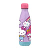 Botella lila de acero inoxidable Hello Kitty and Friends de 700 ml