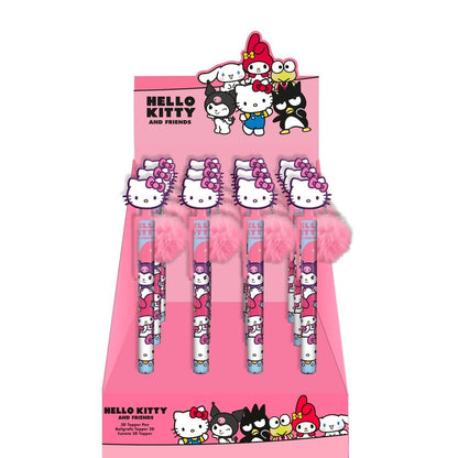 Bolígrafo rosa Hello Kitty and Friends con topper 3D