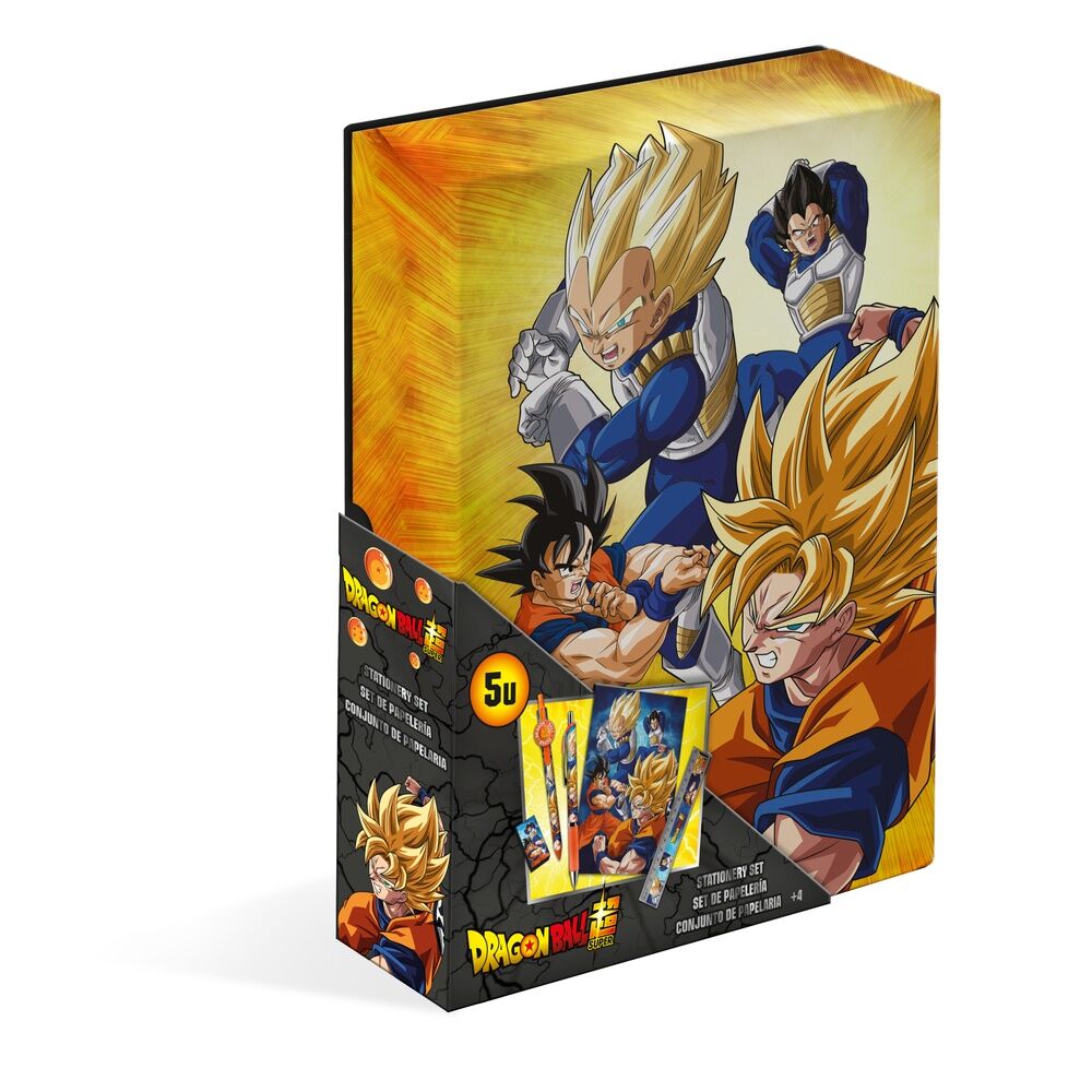 Estuche de papelería Dragon Ball Super de 5 piezas