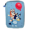 Plumier doble azul de Bluey y Bingo