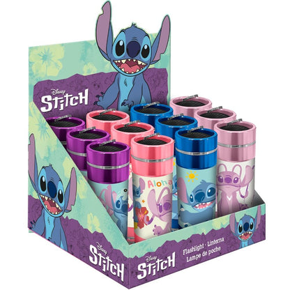 Linternas LED Disney Stitch surtidas en azul, rosa y morado
