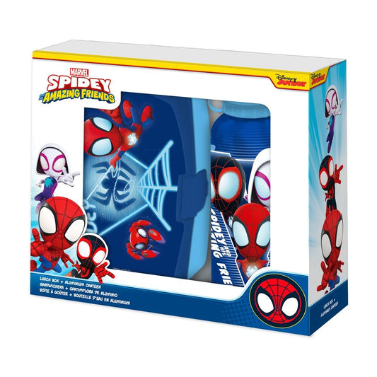 Set de cantimplora y sandwichera Spidey Marvel