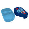 Sandwichera azul de Spidey Marvel con cubierto