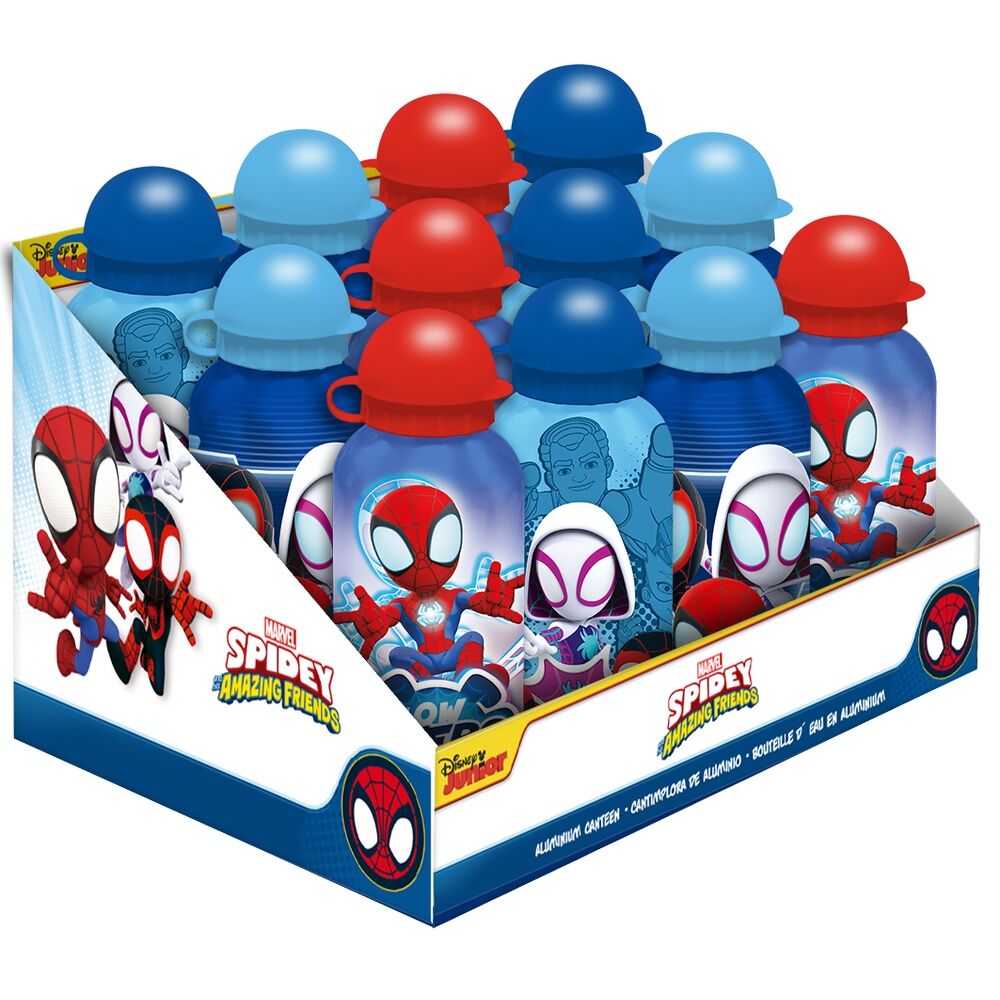 Cantimploras de aluminio Spidey the Amazing Friends Marvel de 500 ml