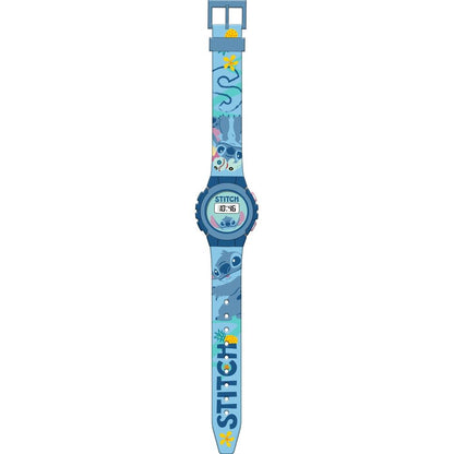 Reloj digital azul de Stitch Disney con correa decorada - 2