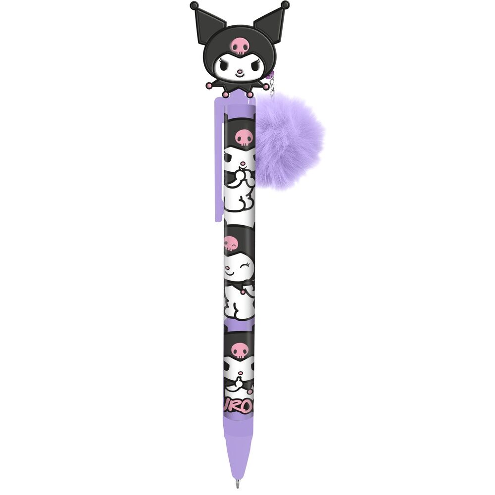 Bolígrafo Kuromi con topper decorativo - 2